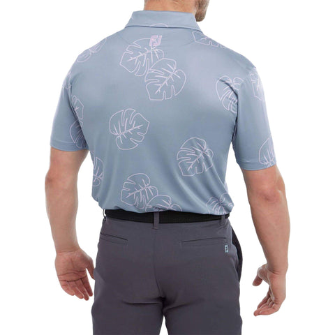 Jungle Leave Pique Poloshirt Herren
