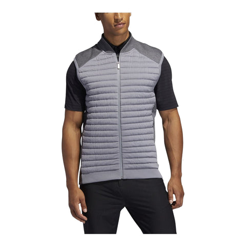 Adipure Quilted Hybrid Knit Weste Herren