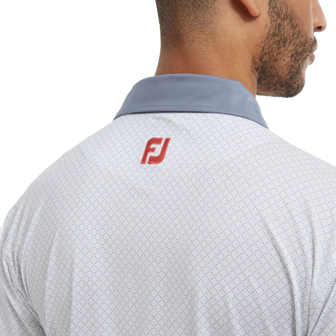 Diamond Dot Lisle Poloshirt Herren