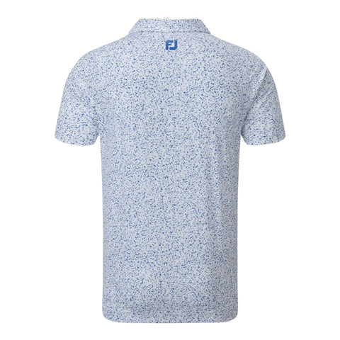 Granite Print Lisle Poloshirt Herren