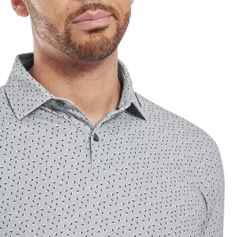 Bounce Print Pique Herren