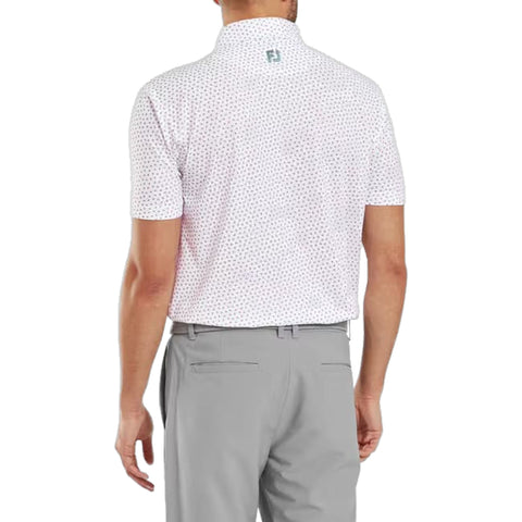 Bounce Print Pique Herren