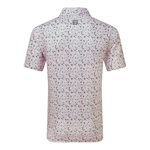 Primrose Print Lisle Poloshirt Herren