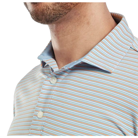 Balance Stripe Lisle Polo Herren