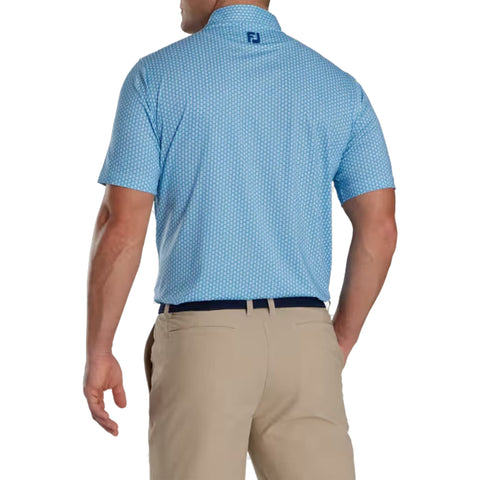 Scallop Shell Foulard Lisle Poloshirt Herren