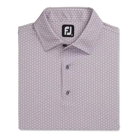 Scallop Shell Foulard Lisle Poloshirt Herren
