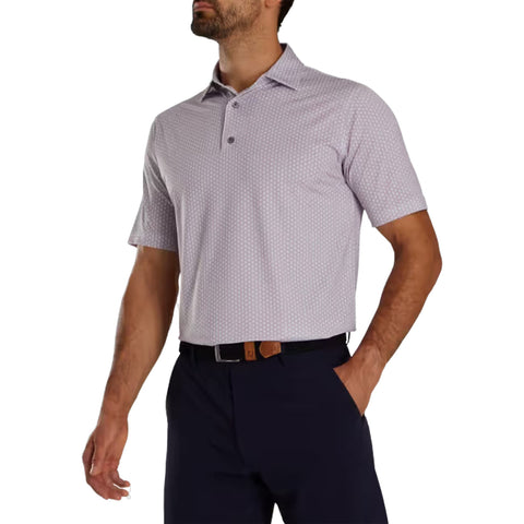 Scallop Shell Foulard Lisle Poloshirt Herren