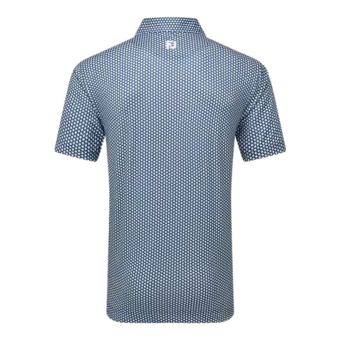Houndstooth Geo Lisle Polo Herren