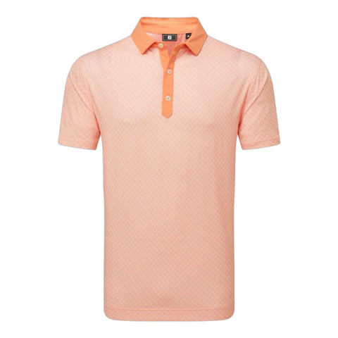 Checker Jacquard Polo Herren