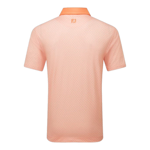 Checker Jacquard Polo Herren