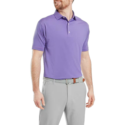 Micro Feeder Stripe Lisle Polo Herren