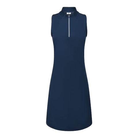 1/4 Zip Sleeveless Kleid Damen