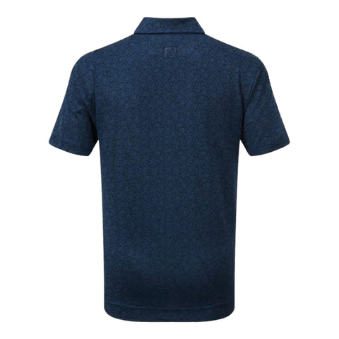 Painted Floral Lisle Polo
