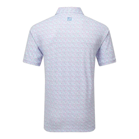 Gamer Print Pique Polo Herren