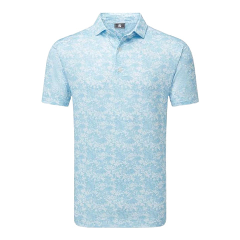 Garden Print Lisle Polo Herren