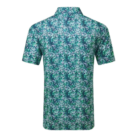 Garden Print Lisle Polo Herren