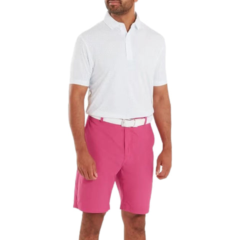 Bird Print Lisle Polo Herren