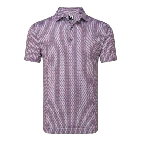 Scallop Shell Foulard Lisle Poloshirt Herren