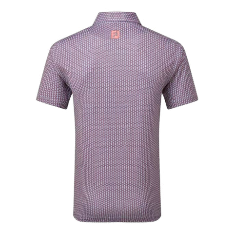 Scallop Shell Foulard Lisle Poloshirt Herren