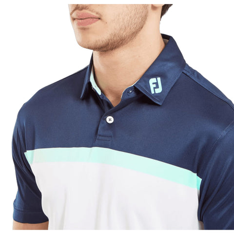 Colour Block Lisle Polo Herren