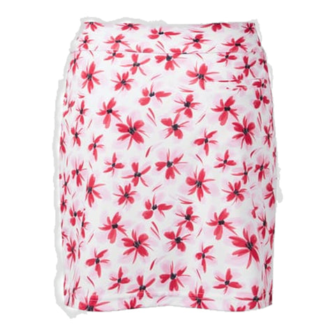 Floral Print Knit Skort Damen