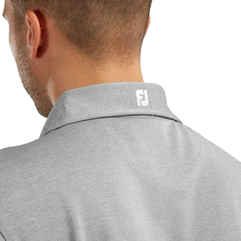 Stretch Pique Solid Poloshirt Herren