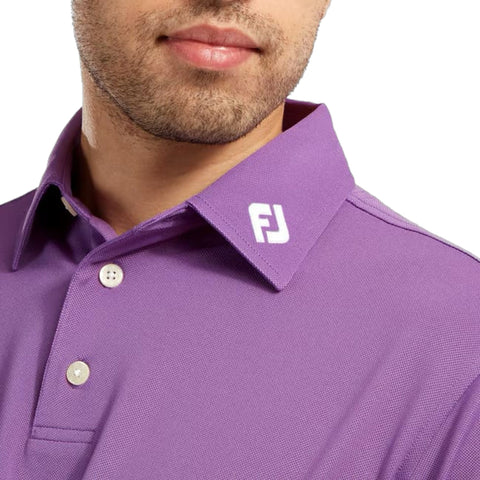 Stretch Pique Solid Poloshirt Herren