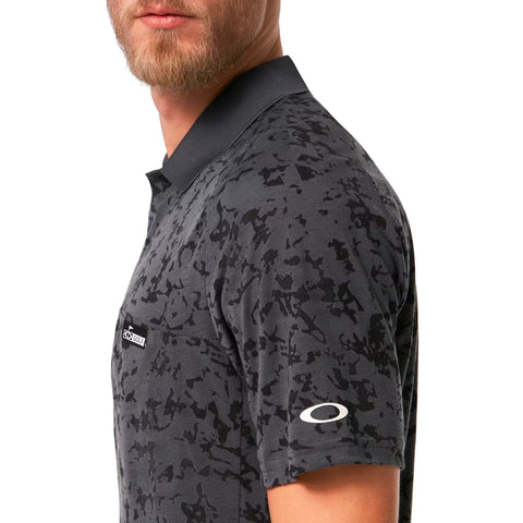 Sand Camo Panel Poloshirt Herren