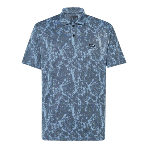Marble Jacquard Poloshirt Herren