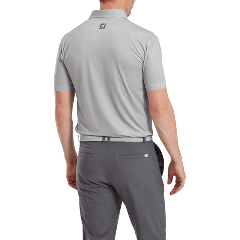 Octagon Print Lisle Poloshirt Herren
