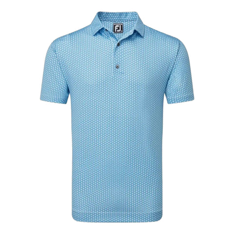 Scallop Shell Foulard Lisle Poloshirt Herren