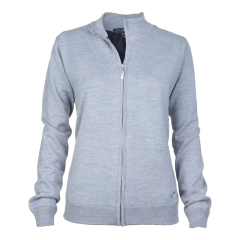 Lined Full-Zipp Sweater Damen