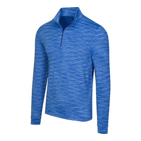 Heathered Mesh 1/4 Zip Sweater Herren