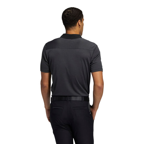 Heat Ready Microstripe Poloshirt Herren