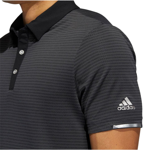 Heat Ready Microstripe Poloshirt Herren