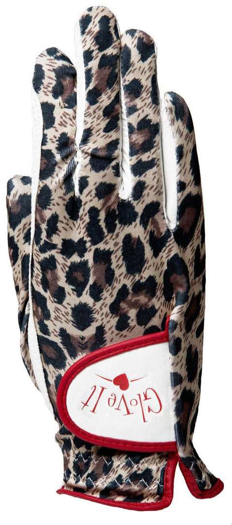 Leopard Golf Handschuh Damen
