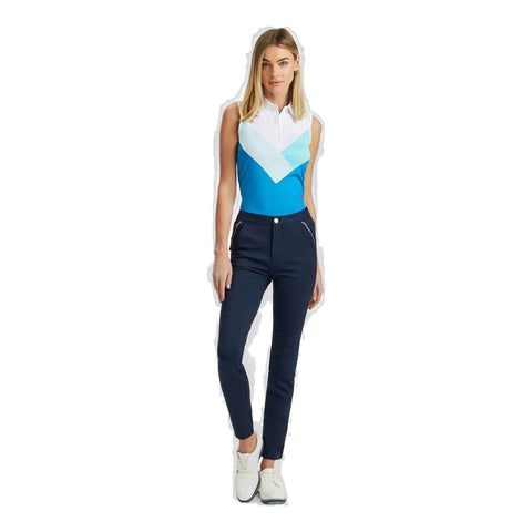 Multi V Tech Jersey Sleeveless Polo Damen