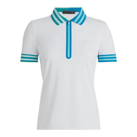 1/4 Zip Tech Pique Polo Damen