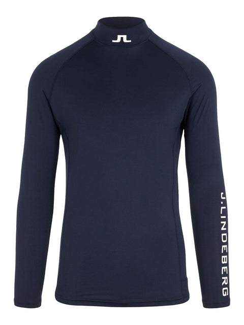 M Aello-Soft Compression LS Polo JL Navy Herren