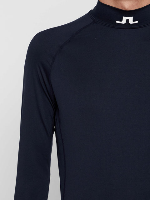 M Aello-Soft Compression LS Polo JL Navy Herren