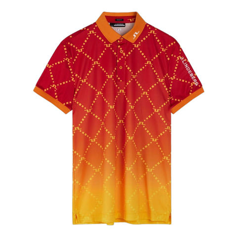 Tour Tech Reg Fit Print Poloshirt Herren