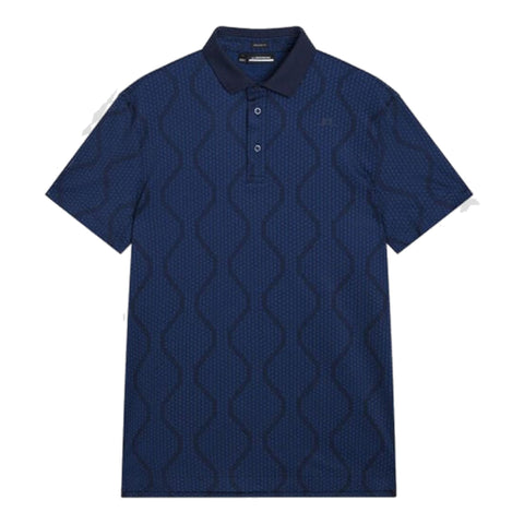 Mat Jacquard Polo Herren