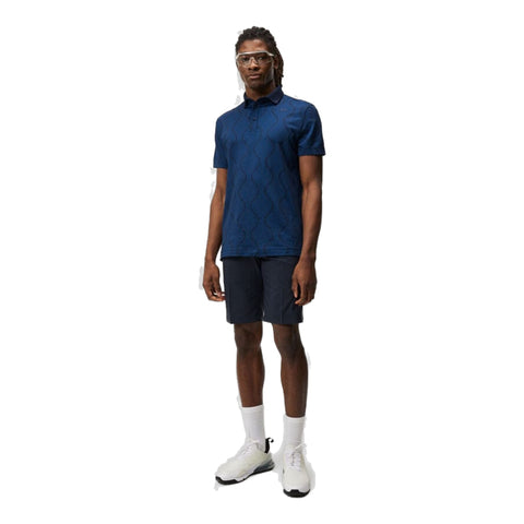 Mat Jacquard Polo Herren