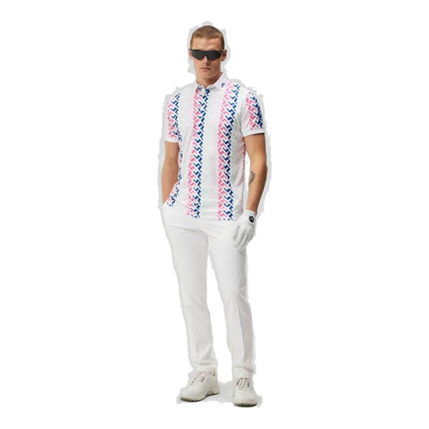 Tour Tech Reg Fit Print Poloshirt Herren