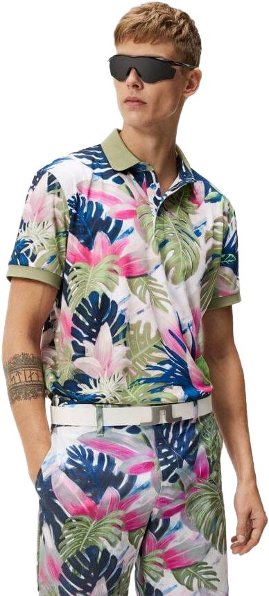 Tour Tech Reg Fit Print Polo Herren