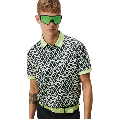 Tour Tech Reg Fit Print Polo Herren