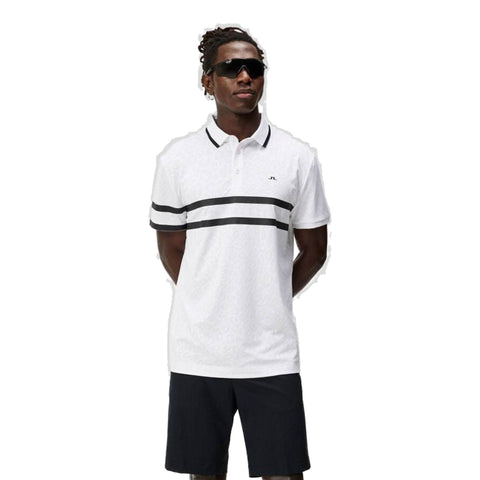 Boswell Regular Jacquard Poloshirt Herren