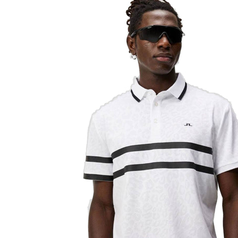 Boswell Regular Jacquard Poloshirt Herren
