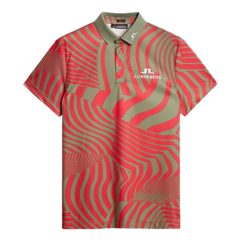 KV Tour Print Golf Polo Herren