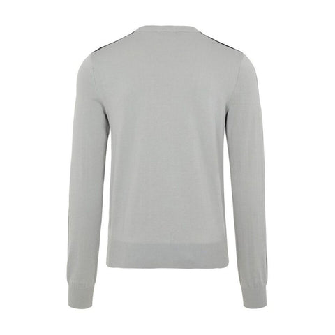 Kevin Crew Neck Pima Cotton Pullover Grau Herren